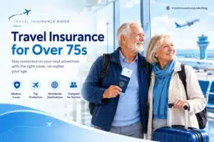 Travel insurance for over 75s at an airport