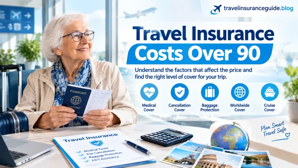 Travel Insurance Costs Over 90: Medical, Cancellation, Baggage, Worldwide & Cruise Cover