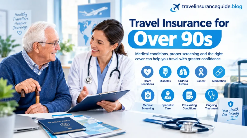 Over 90s Travel Insurance: Medical Cover for Heart Conditions, Diabetes, COPD & Cancer
